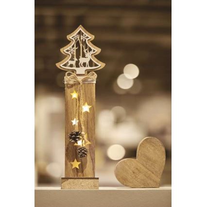 Decoração de Natal LED 5xLED/2xAA árvore
