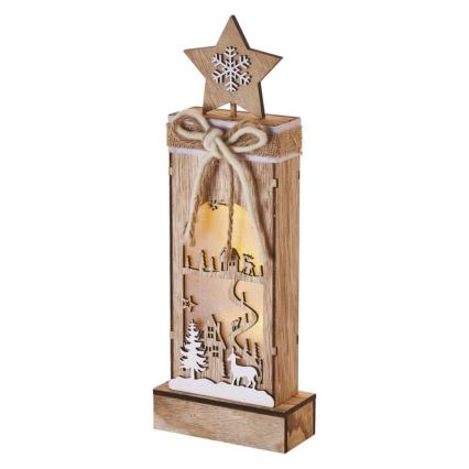Decoração de Natal LED 5xLED/2xAA estrela