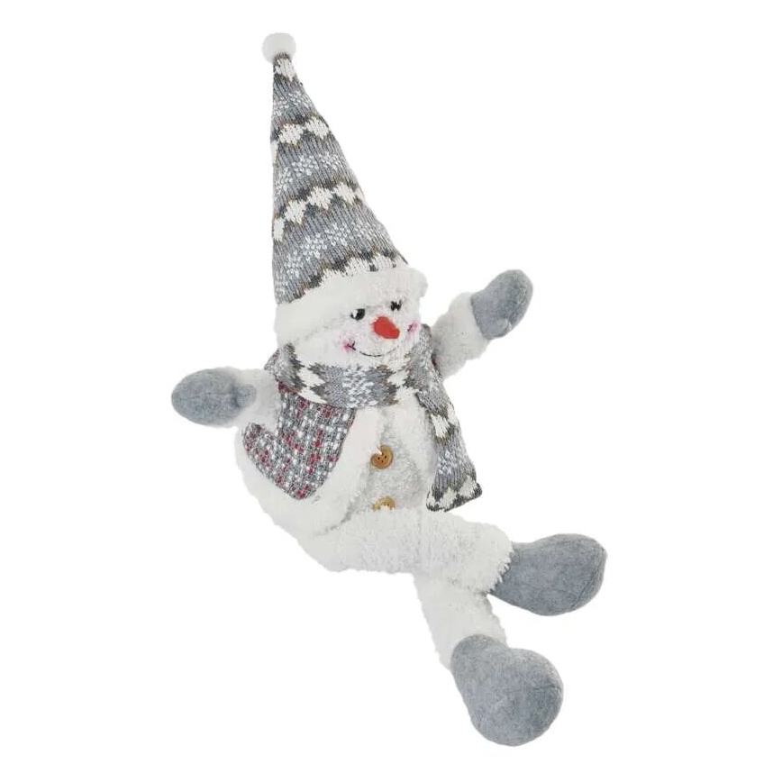 Decoração de Natal LED 6xLED/3xAA boneco de neve