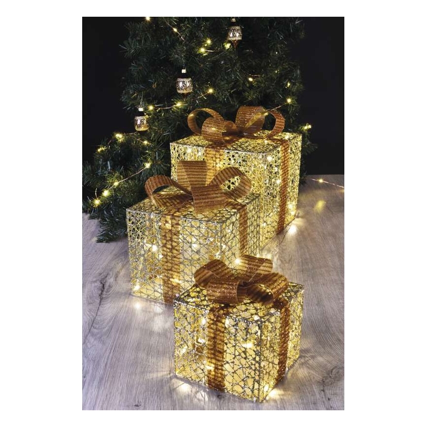 Decoração de Natal LED 72xLED/1,35W/230V dourada