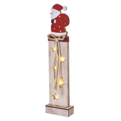 Decoração de Natal LED 7xLED/2xAA pai natal
