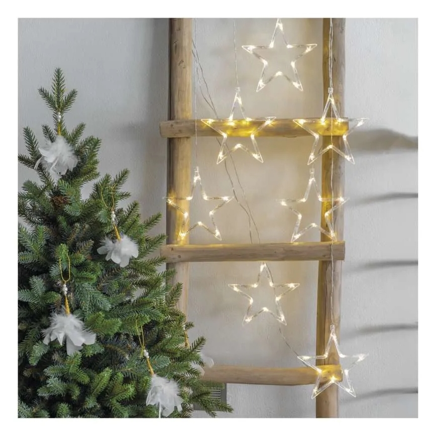 Decoração de Natal LED LED/0,3W/3xAA, bola com diâmetro de 12 cm