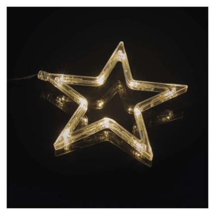 Decoração de Natal LED LED/0,3W/3xAA, bola com diâmetro de 12 cm