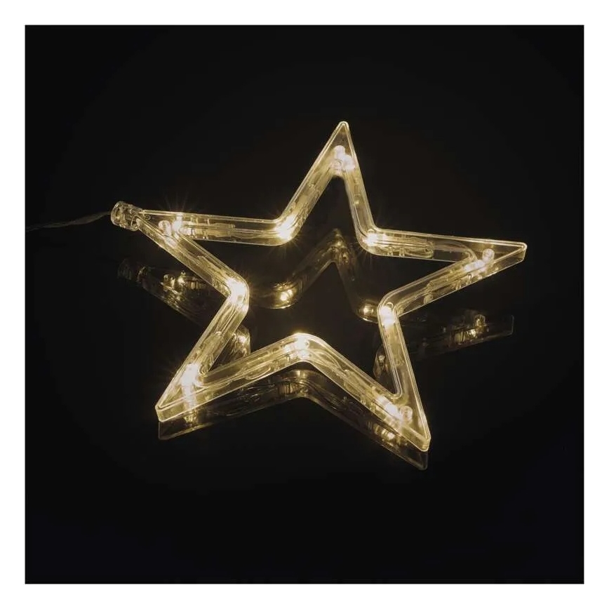 Decoração de Natal LED LED/0,3W/3xAA, bola com diâmetro de 12 cm