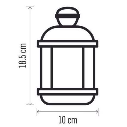 Decoração de Natal LED LED/1xCR2032 branco quente