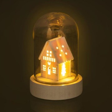 Decoração de Natal LED LED/1xCR2032 branco quente