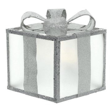 Decoração de Natal LED LED/2xAA 15 cm presente