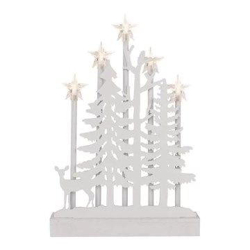 Decoração de Natal LED LED/2xAA branco quente