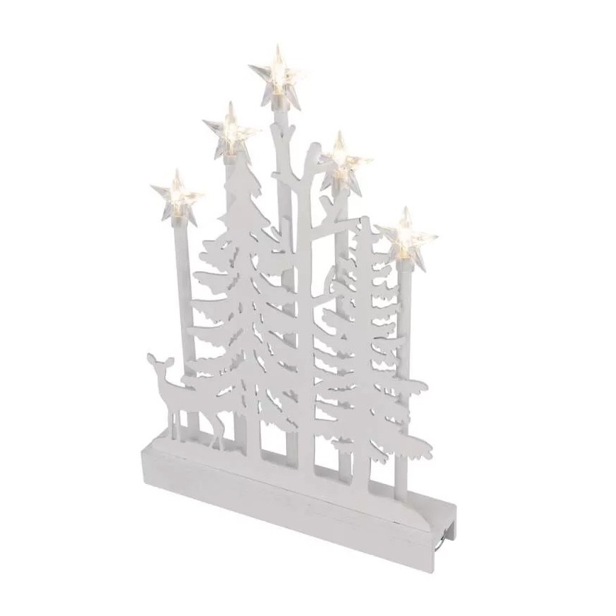 Decoração de Natal LED LED/2xAA branco quente