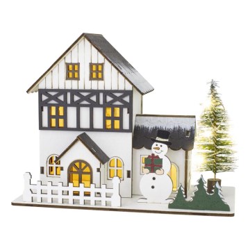 Decoração de Natal LED LED/2xLR44/branco quente casa