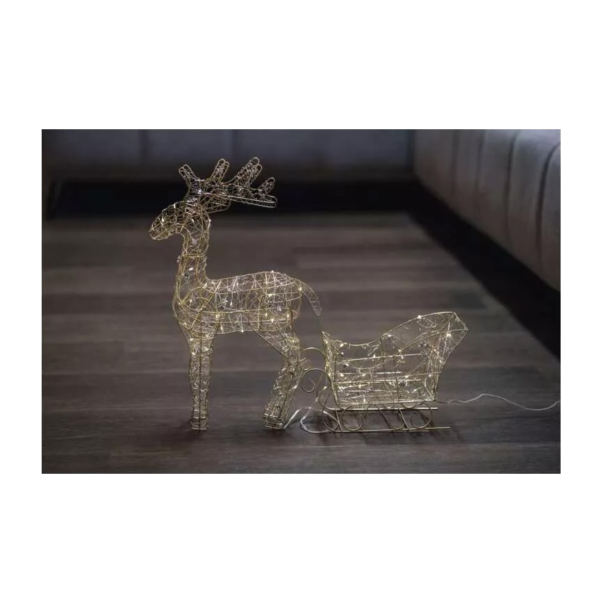 Decoração de Natal LED LED/3xAA branco quente