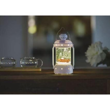 Decoração de Natal LED LED/3xAA lanterna