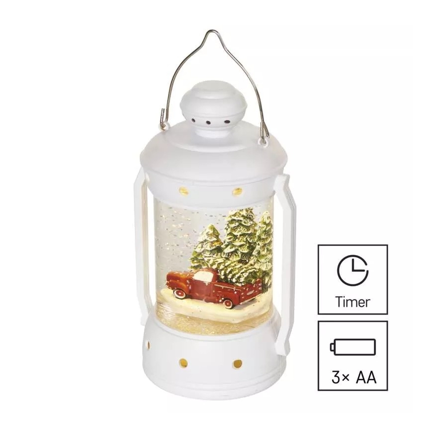 Decoração de Natal LED LED/3xAA lanterna