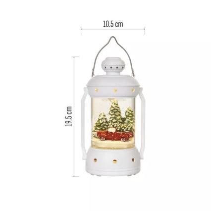 Decoração de Natal LED LED/3xAA lanterna