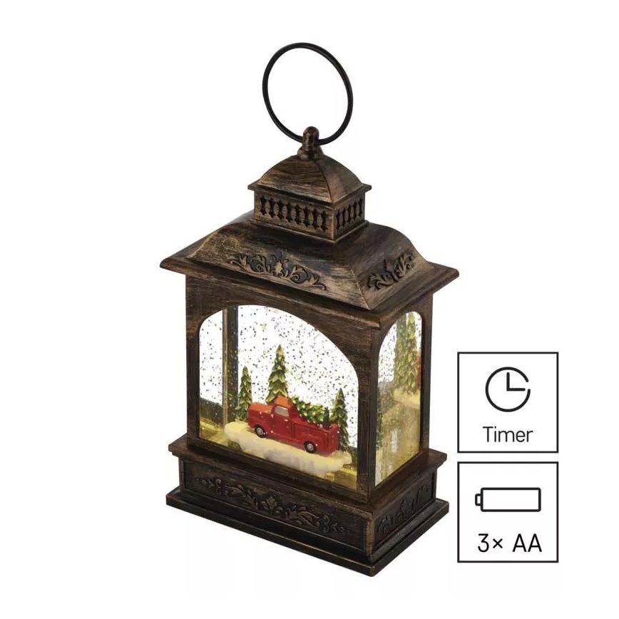Decoração de Natal LED LED/3xAA lanterna