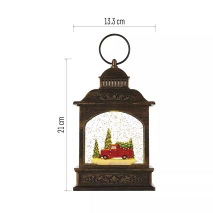 Decoração de Natal LED LED/3xAA lanterna