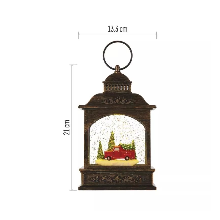 Decoração de Natal LED LED/3xAA lanterna