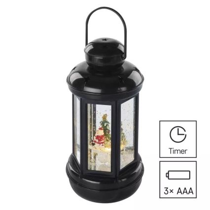 Decoração de Natal LED LED/3xAAA lanterna