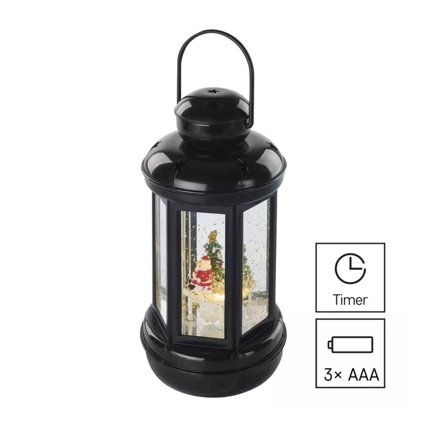 Decoração de Natal LED LED/3xAAA lanterna