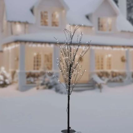 Decoração de Natal LED para exterior 600xLED/3,8W/230V 120 cm branco quente IP44