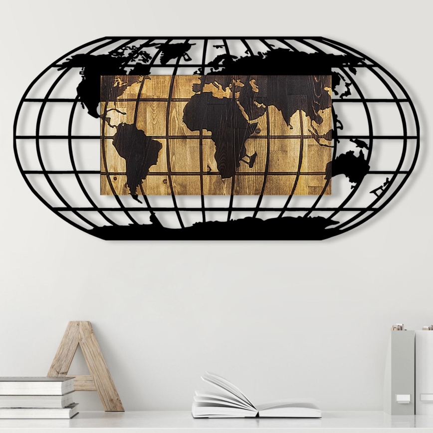 Decoração de parede 102x50 cm globo