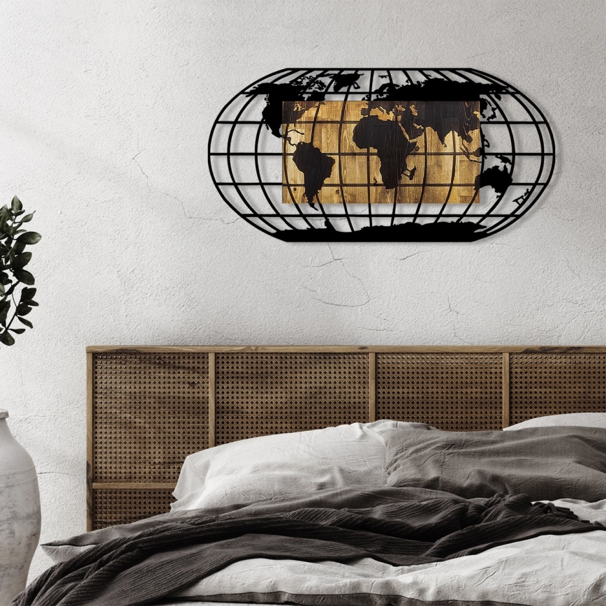 Decoração de parede 102x50 cm globo