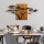 Decoração de parede 144x70 cm árvore