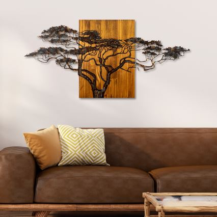 Decoração de parede 144x70 cm árvore