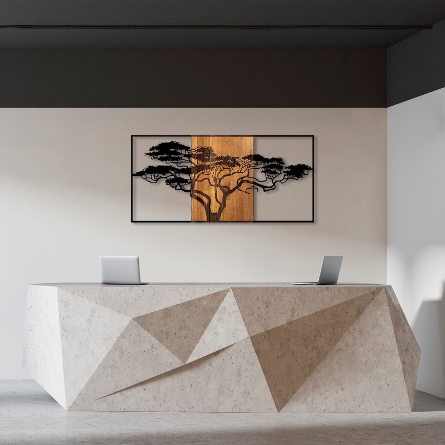 Decoração de parede 147x70 cm árvore