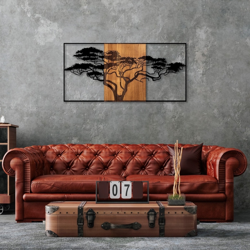 Decoração de parede 147x70 cm árvore