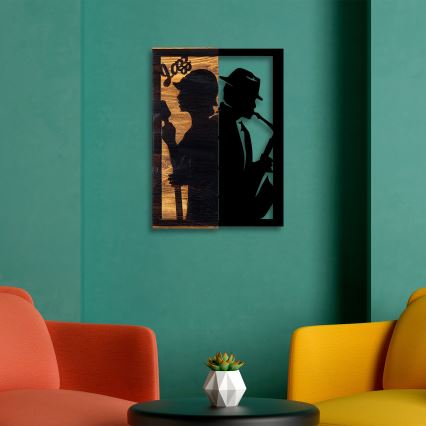 Decoração de parede 32x50 cm jazz