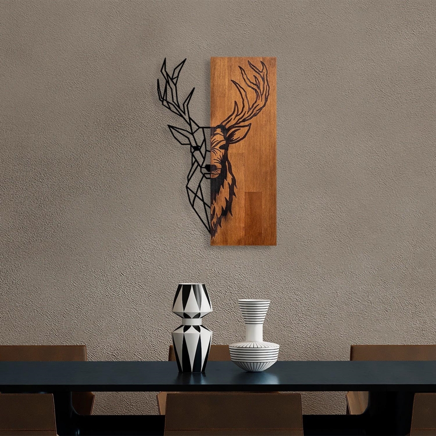 Decoração de parede 36x58 cm veado