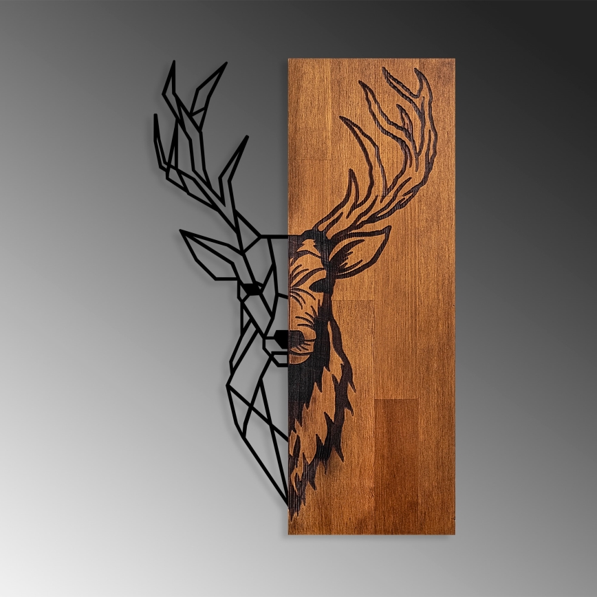 Decoração de parede 36x58 cm veado