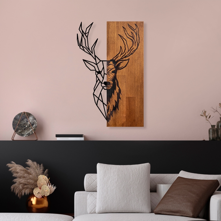 Decoração de parede 36x58 cm veado