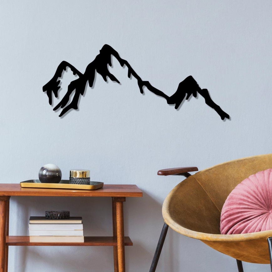 Decoração de parede 37x70 cm montanhas