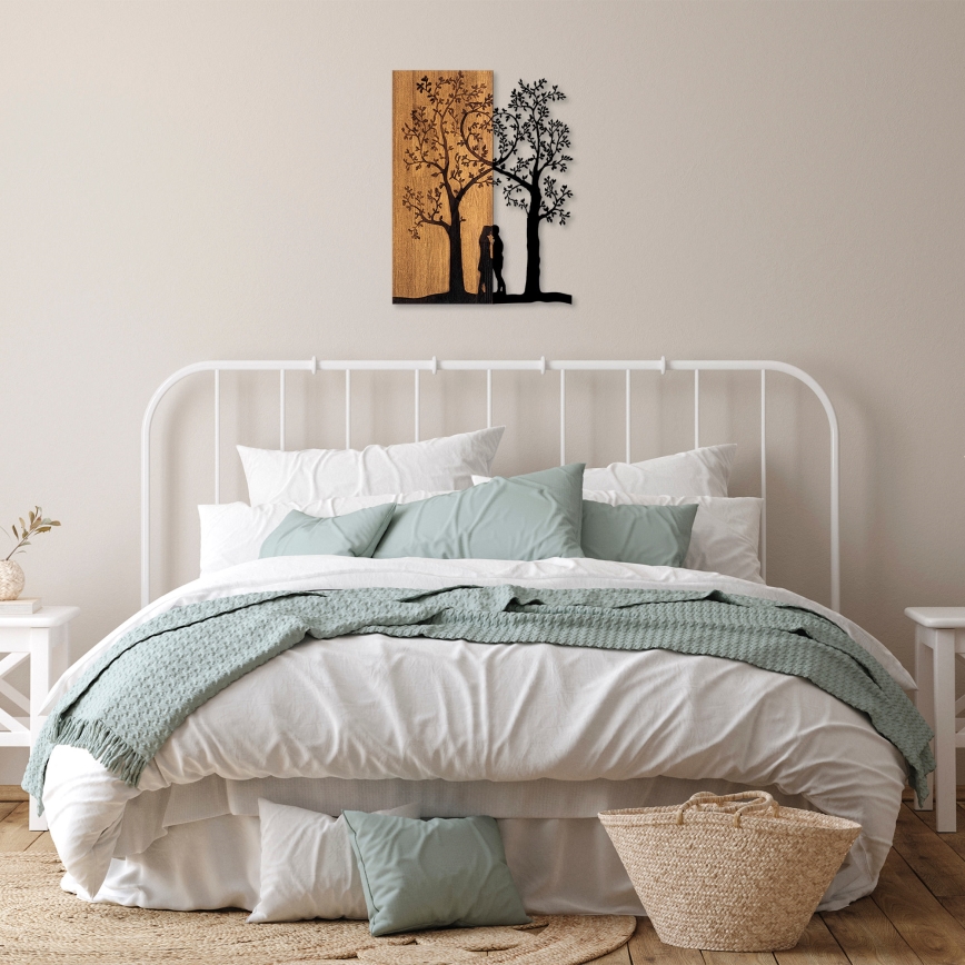 Decoração de parede 45x58 cm árvores