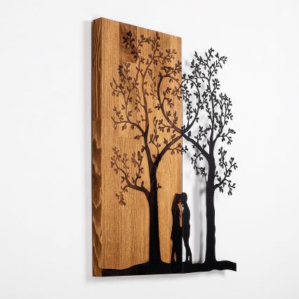 Decoração de parede 45x58 cm árvores