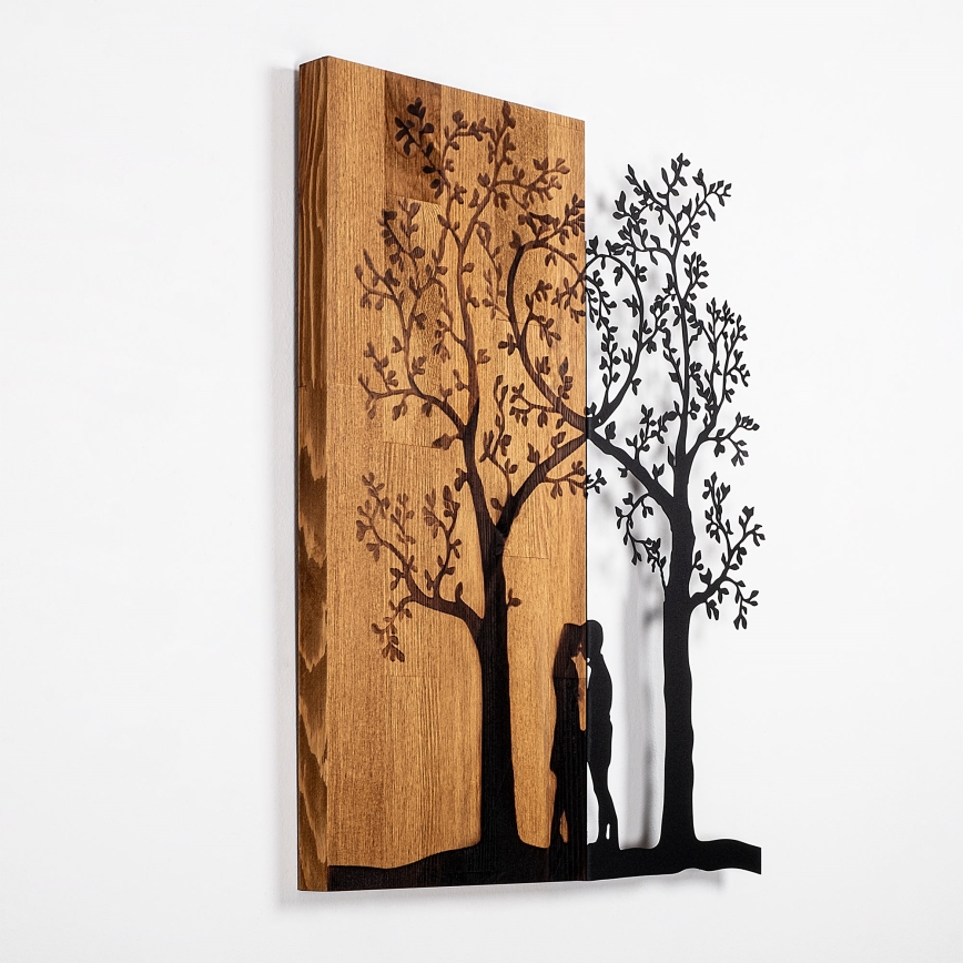 Decoração de parede 45x58 cm árvores