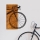 Decoração de parede 45x58 cm bike madeira/metal