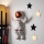 Decoração de parede 47x35 cm astronaut cobre