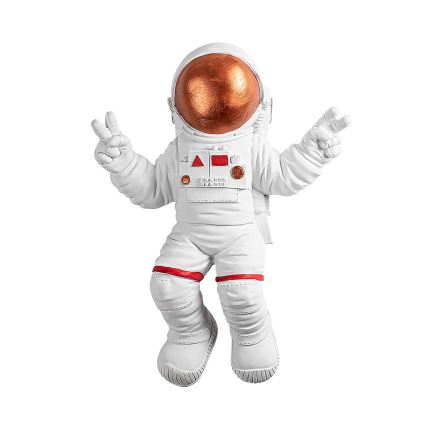 Decoração de parede 47x35 cm astronaut cobre