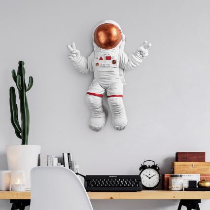 Decoração de parede 47x35 cm astronaut cobre