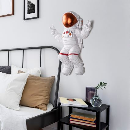 Decoração de parede 47x35 cm astronaut cobre