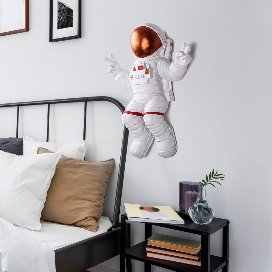Decoração de parede 47x35 cm astronaut cobre