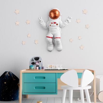 Decoração de parede 47x35 cm astronaut cobre