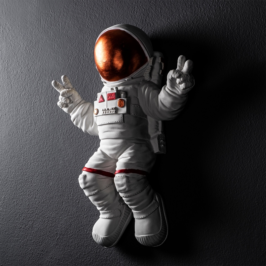 Decoração de parede 47x35 cm astronaut cobre