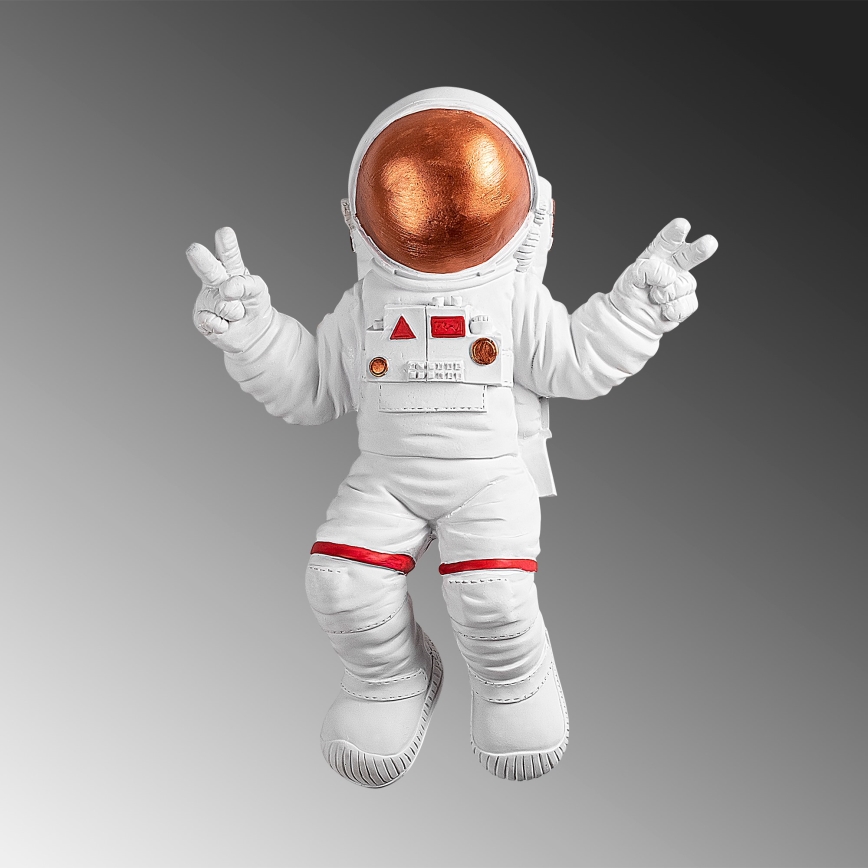Decoração de parede 47x35 cm astronaut cobre