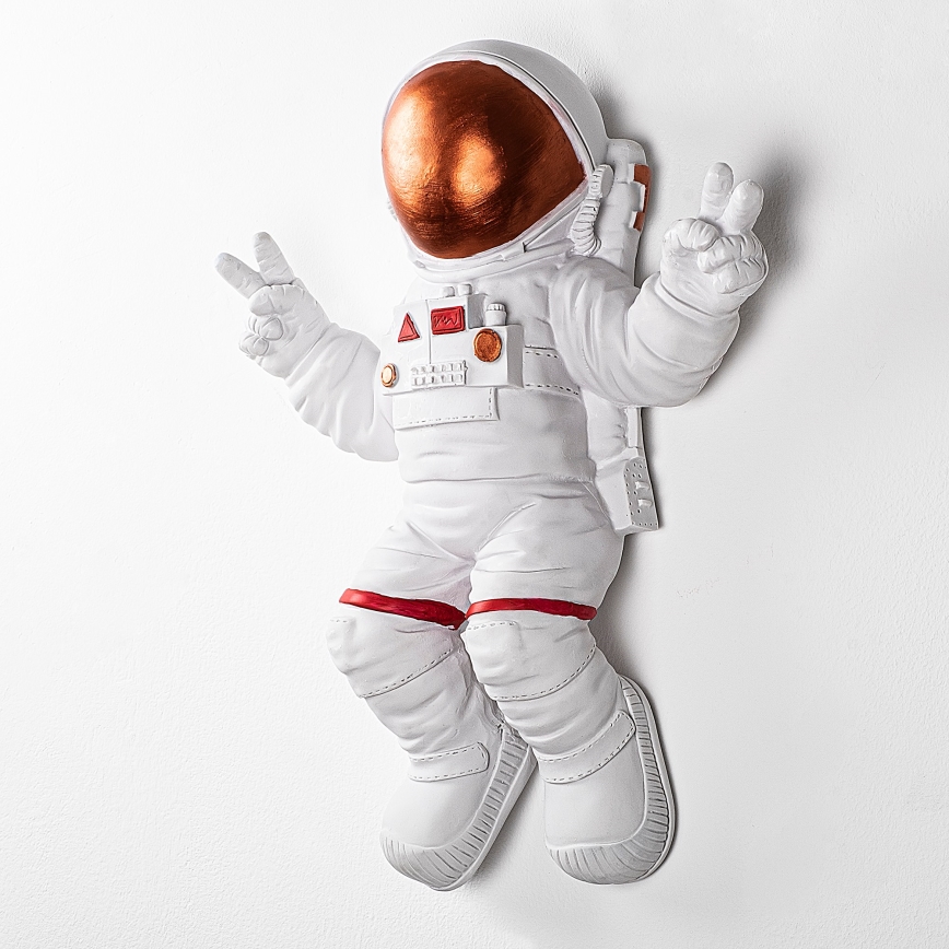 Decoração de parede 47x35 cm astronaut cobre