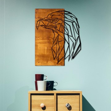 Decoração de parede 47x58 cm águia