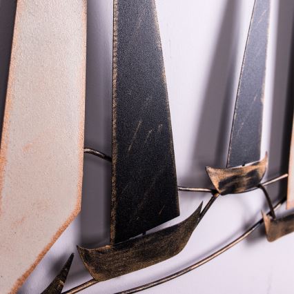 Decoração de parede 52x117 cm barcos à vela